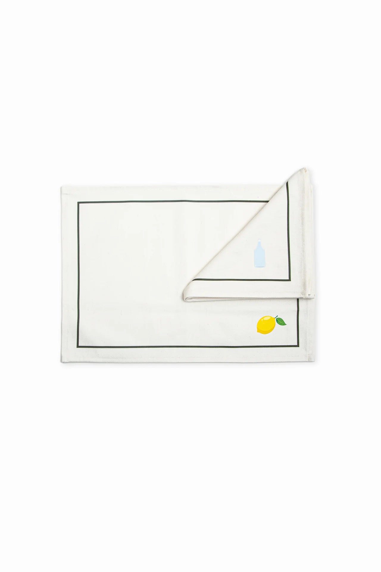 Napkins & Placemats set with colored borders